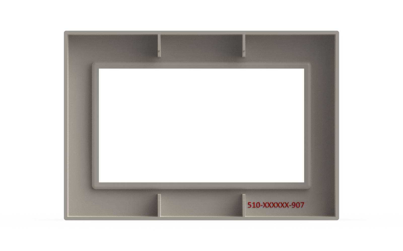 рамка для двухместной розетки с заземлением elbi vega 510-010200-907