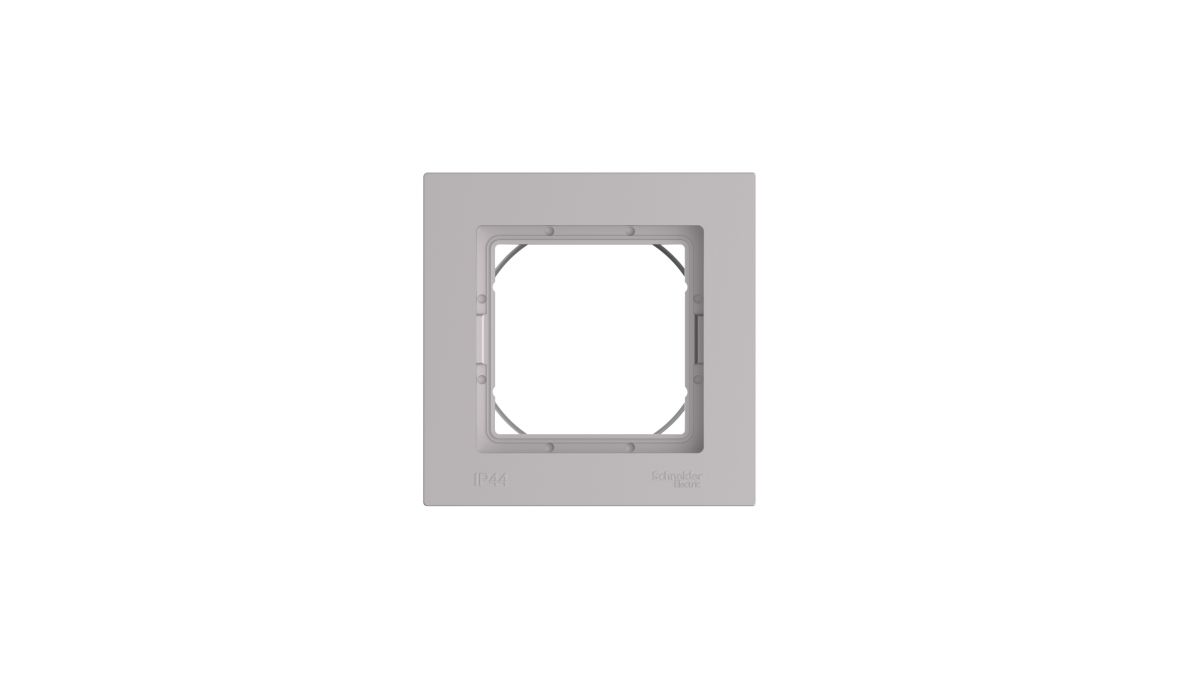 рамка 1-ая systeme electric atlasdesign aqua алюминий atn440301