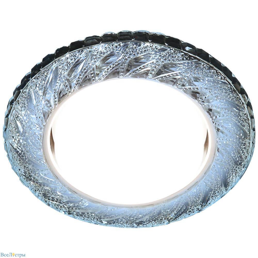 встраиваемый светодиодный светильник ambrella light gx53 led g303 cl/cld