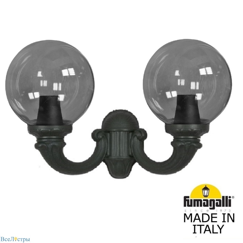 уличный настенный светильник fumagalli globe g30.142.000.azf1r