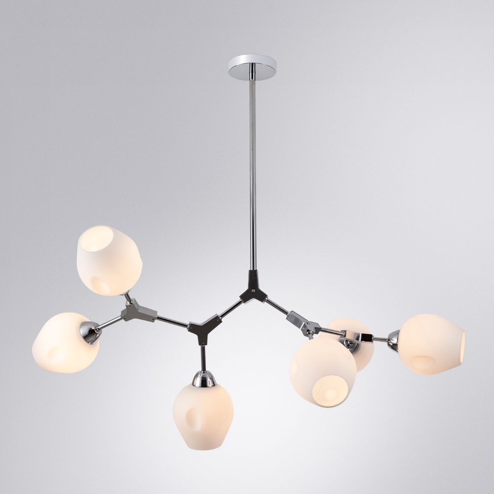люстра на штанге arte lamp yuka a4103sp-6cc
