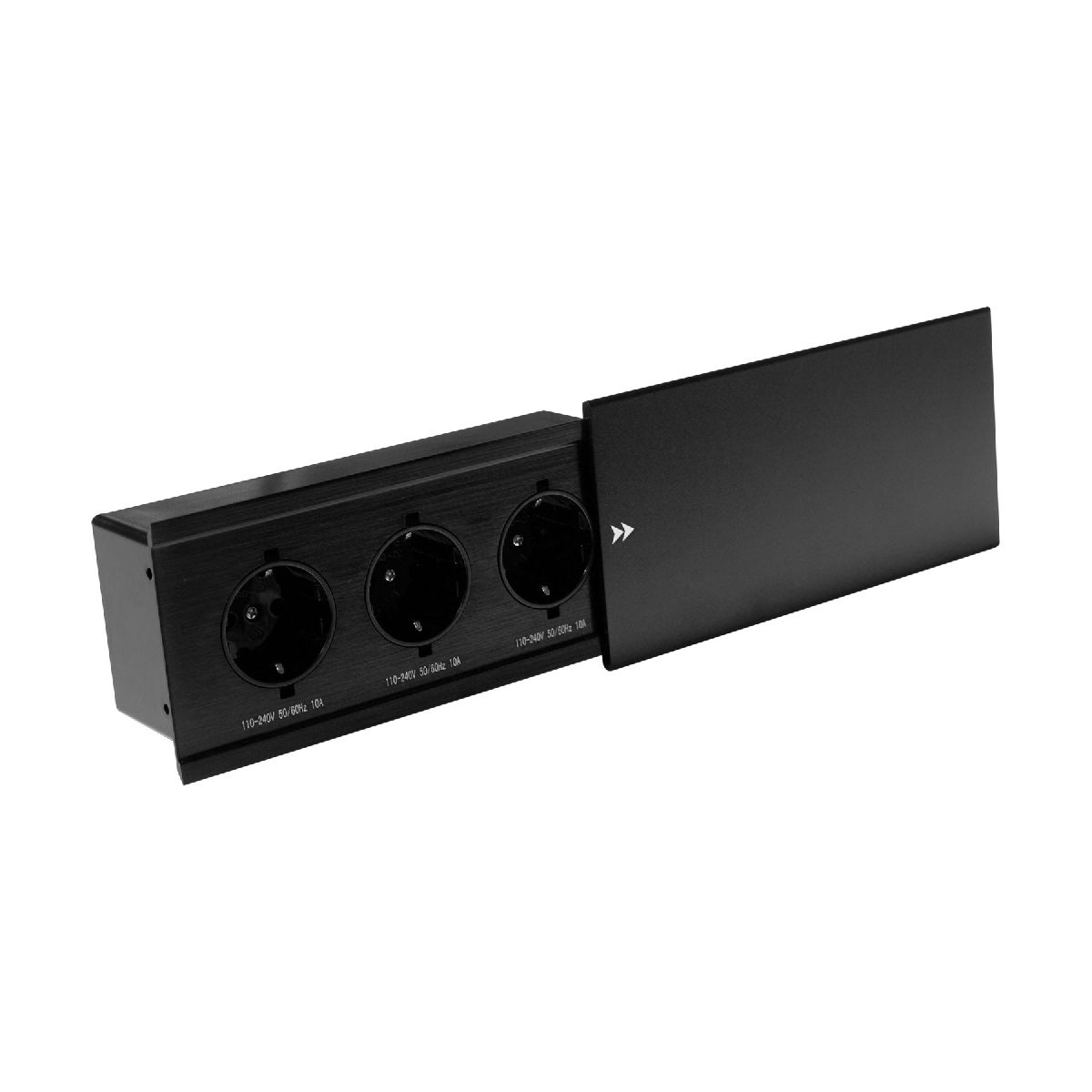 блок розеток jx (slide top) (3 секции с кабелем питания) mebax 00-00002887