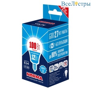 LED-G60-12W/4000K/E14/FR/NR