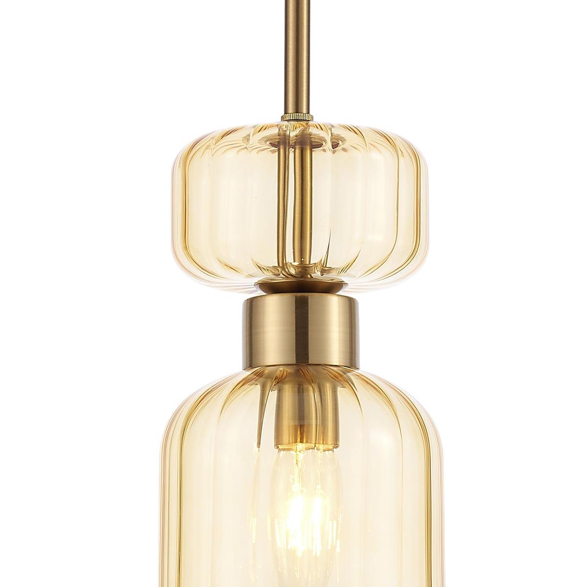 подвесной светильник escada gloss 1141/1s amber