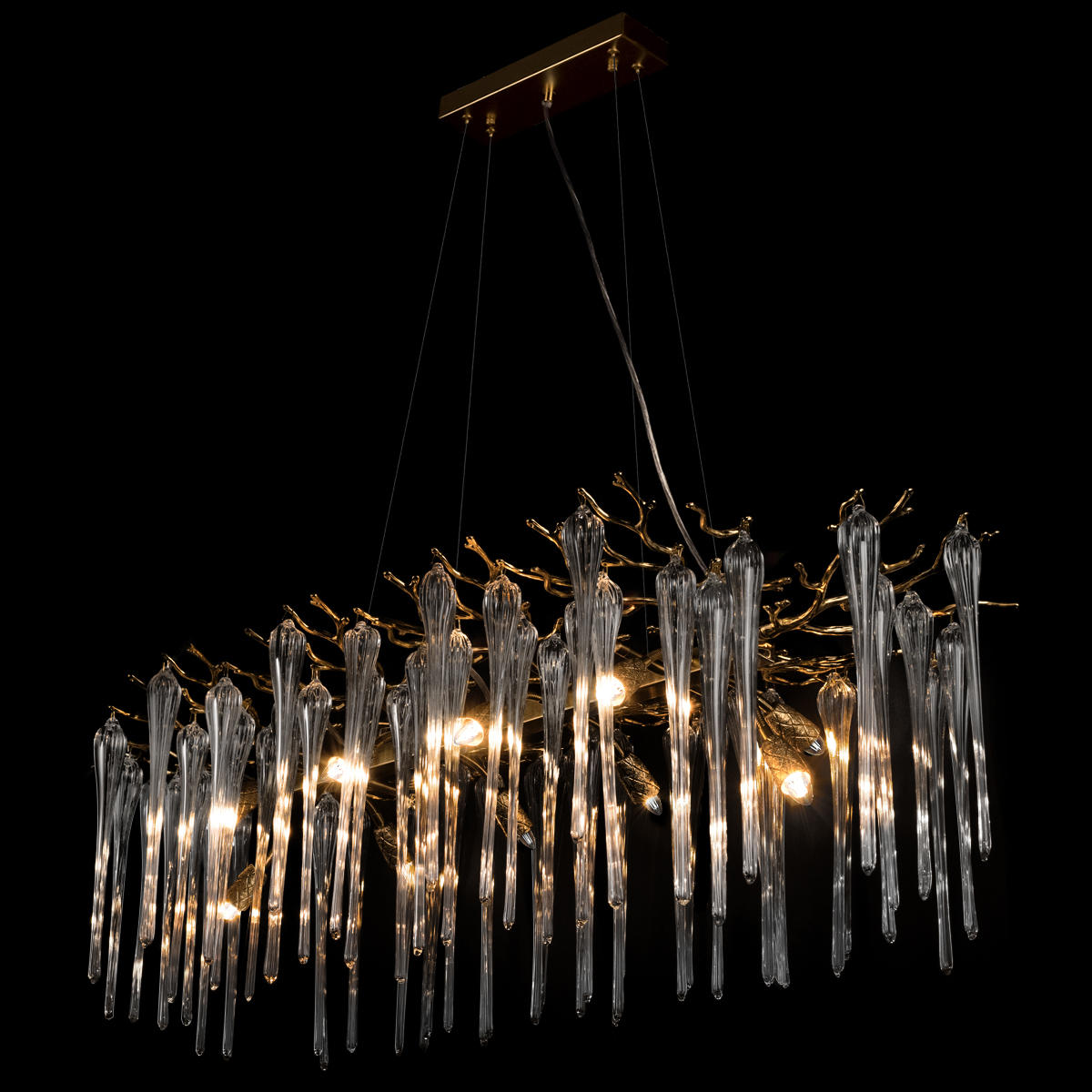 подвесная люстра loft it waterfall 10350/1000l ab