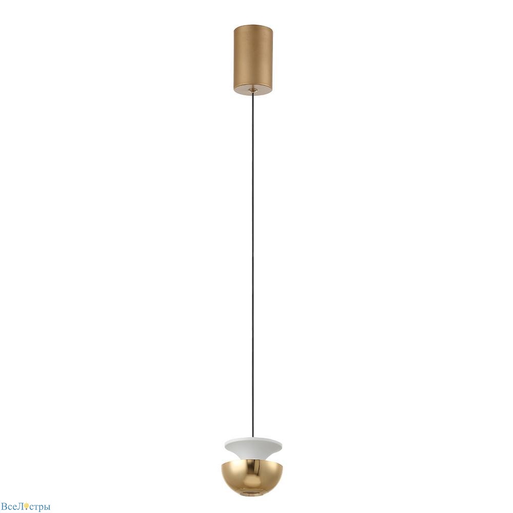 подвесной светодиодный светильник crystal lux astra sp led gold