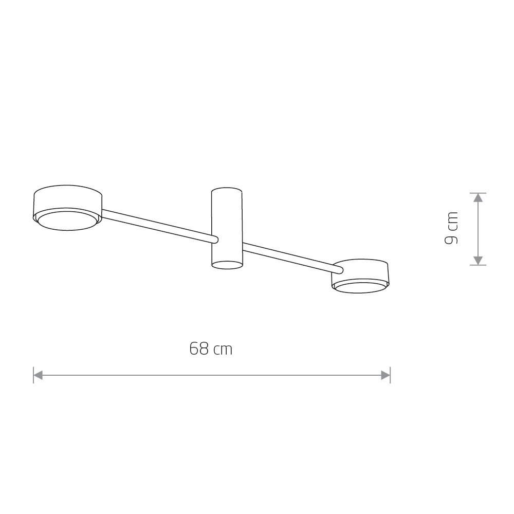потолочный светильник nowodvorski orbit 7943