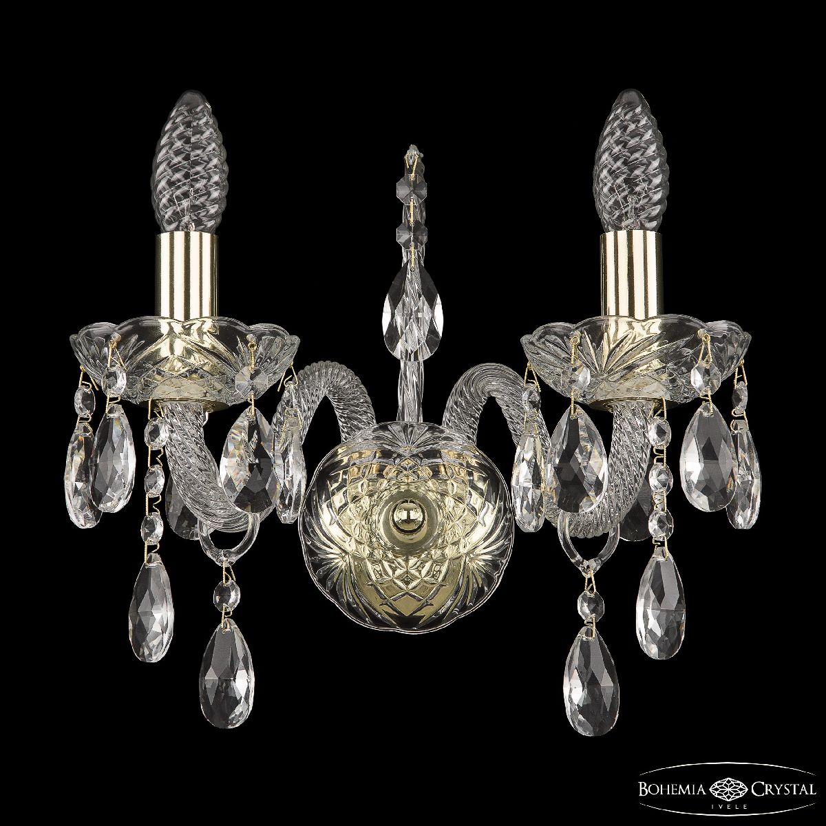 бра bohemia ivele crystal 105b/2/141 g