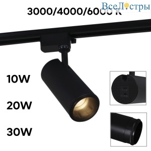 06650-9.3-LED10/20/30W CCT BK