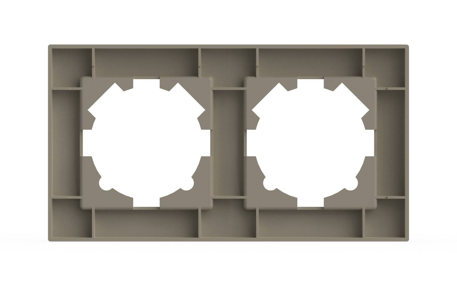 рамка двухместная elbi vega 510-010300-226