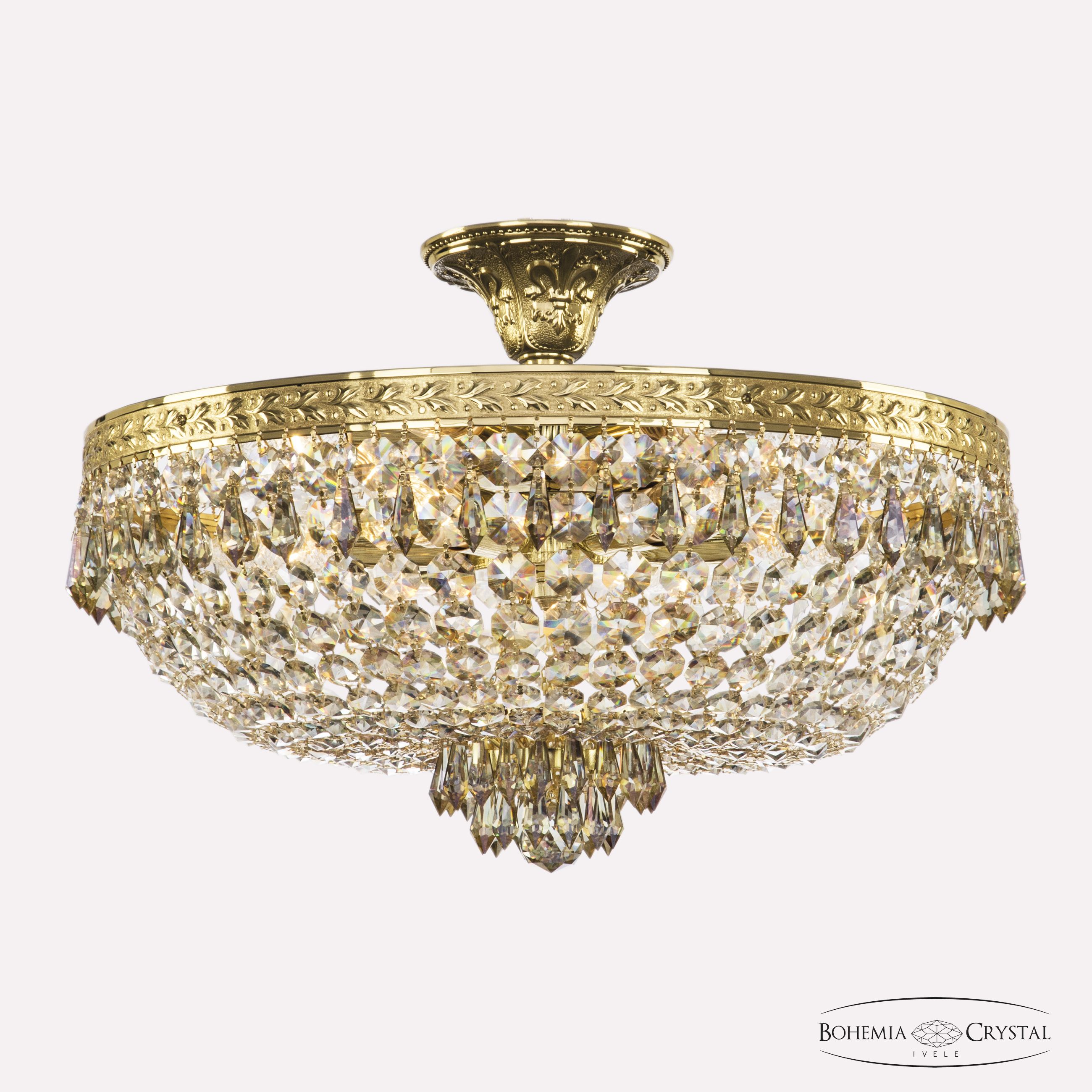 потолочная люстра bohemia ivele crystal 19271/45iv g r801