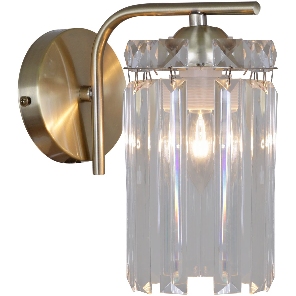 бра illumico il3566-1wsq-24 ab lyra