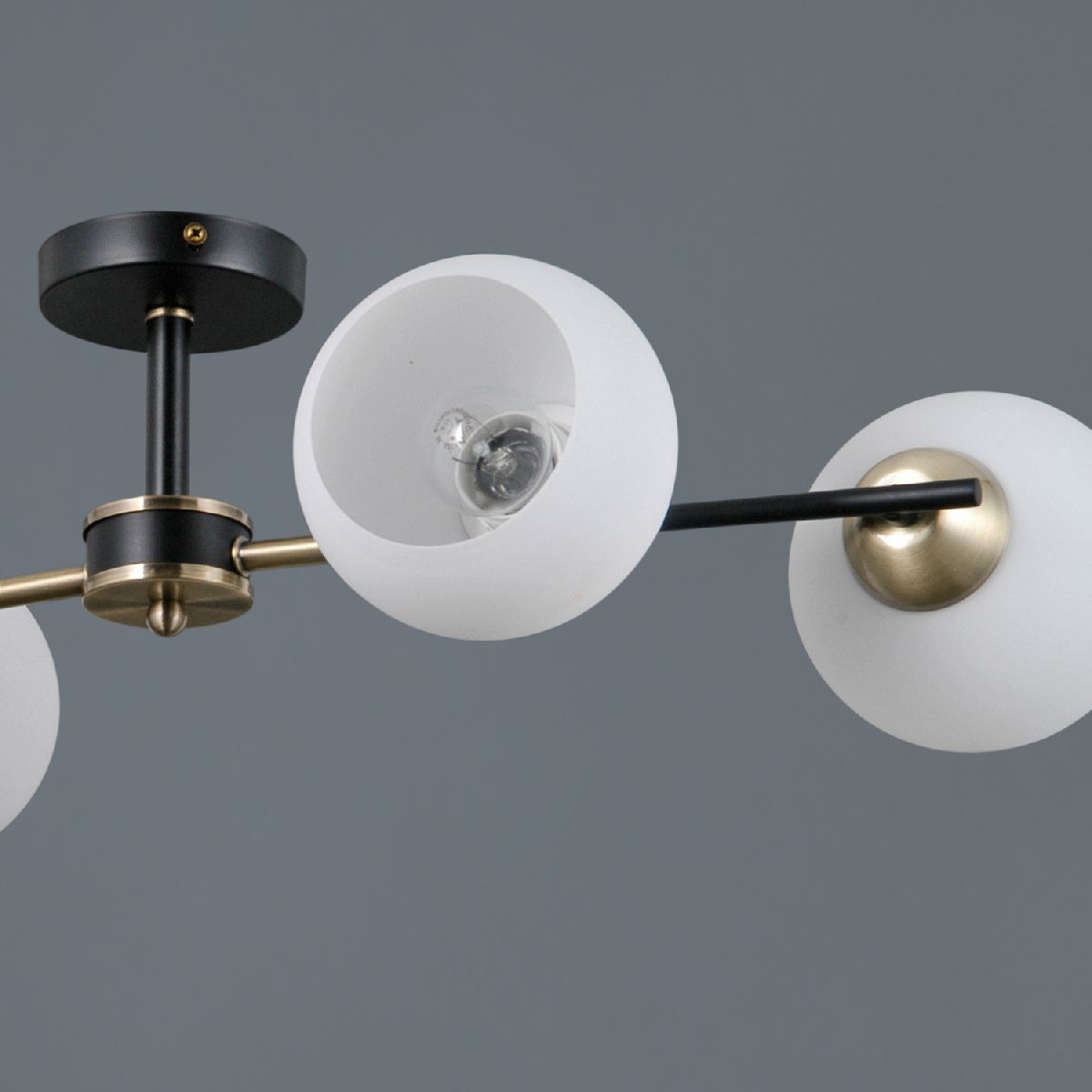 люстра на штанге illumico il0469-4csq-24 bk ab libra