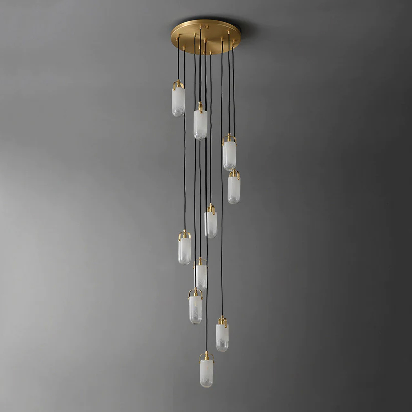 каскадная люстра delight sorno mt9056-10h brass