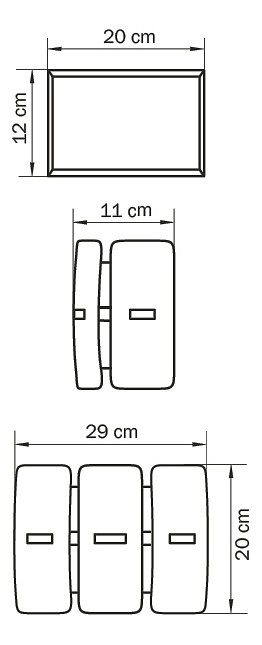 накладной светильник lightstar lamella 801616