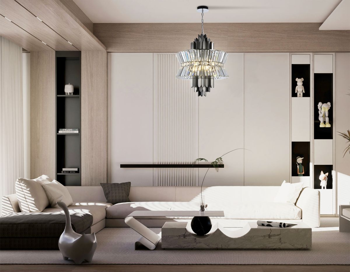подвесная люстра ambrella light high light crystal lh41020
