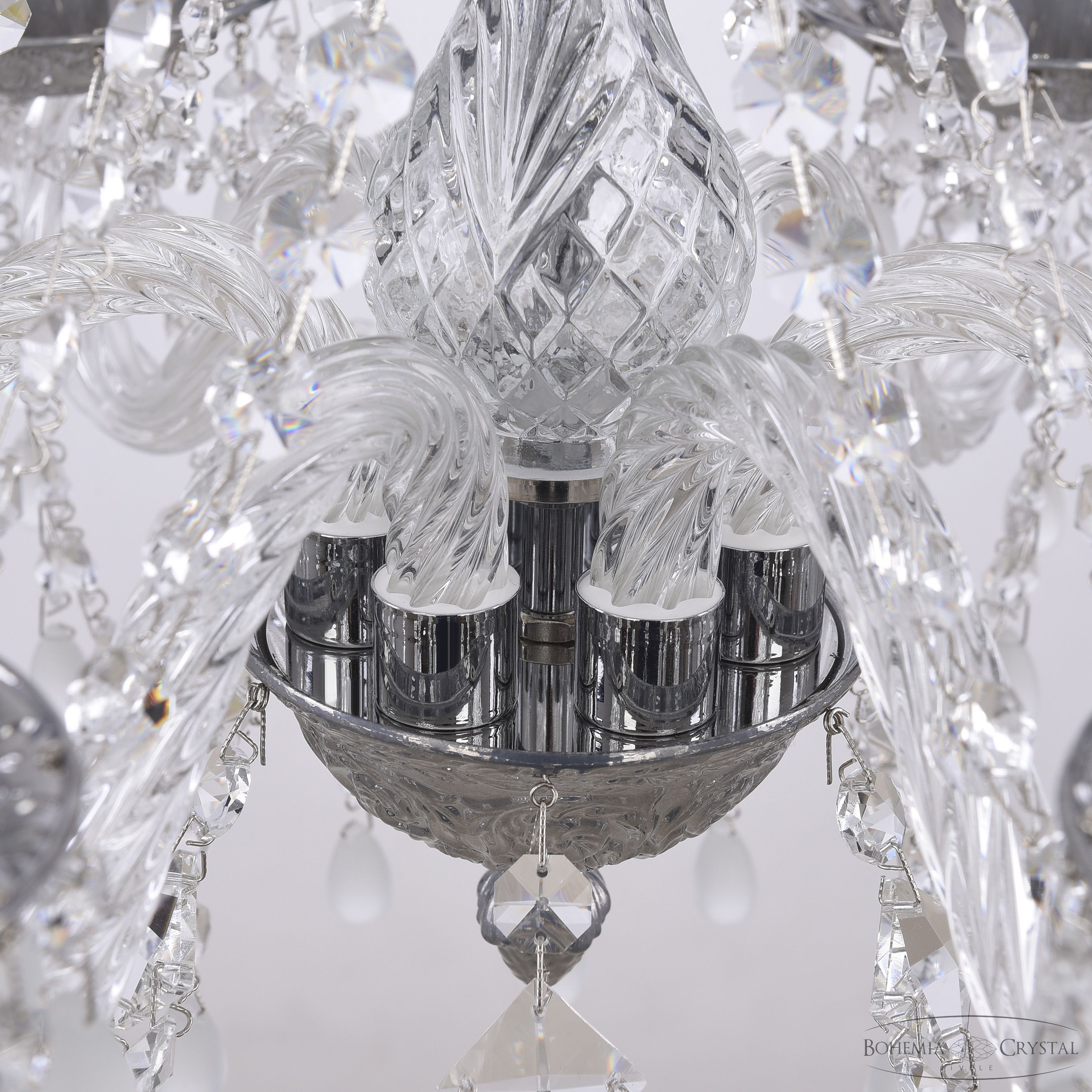 подвесная люстра bohemia ivele crystal al16310/6/160 cg v0300