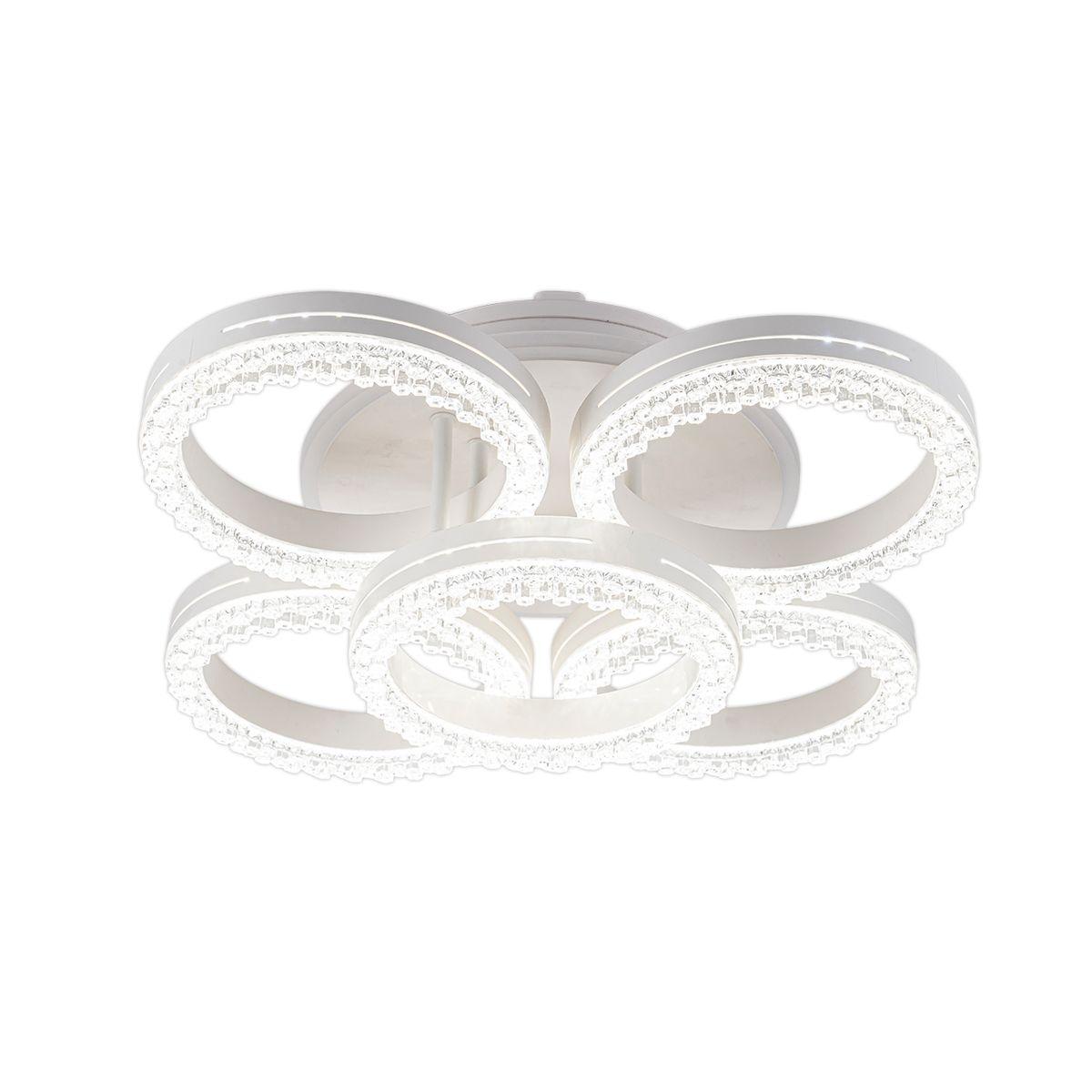 потолочная светодиодная люстра escada albus 10276/5led app