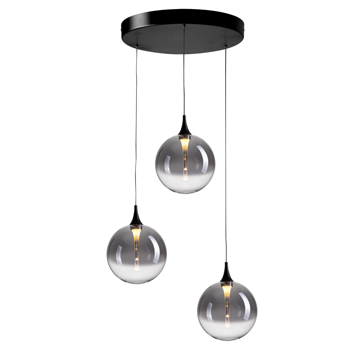 подвесной светильник delight collection md23001045h-3a black/smoky