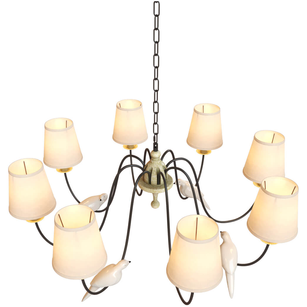 подвесная люстра loft it birds loft1029a-8