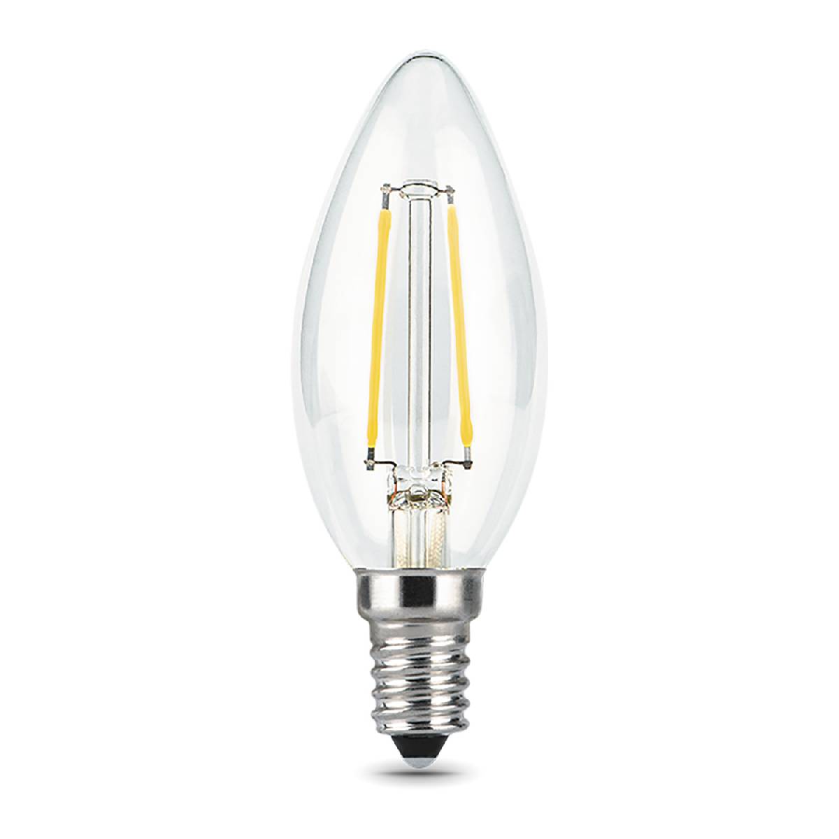 лампа светодиодная филаментная gauss e14 7w 2700к прозрачная 103801107