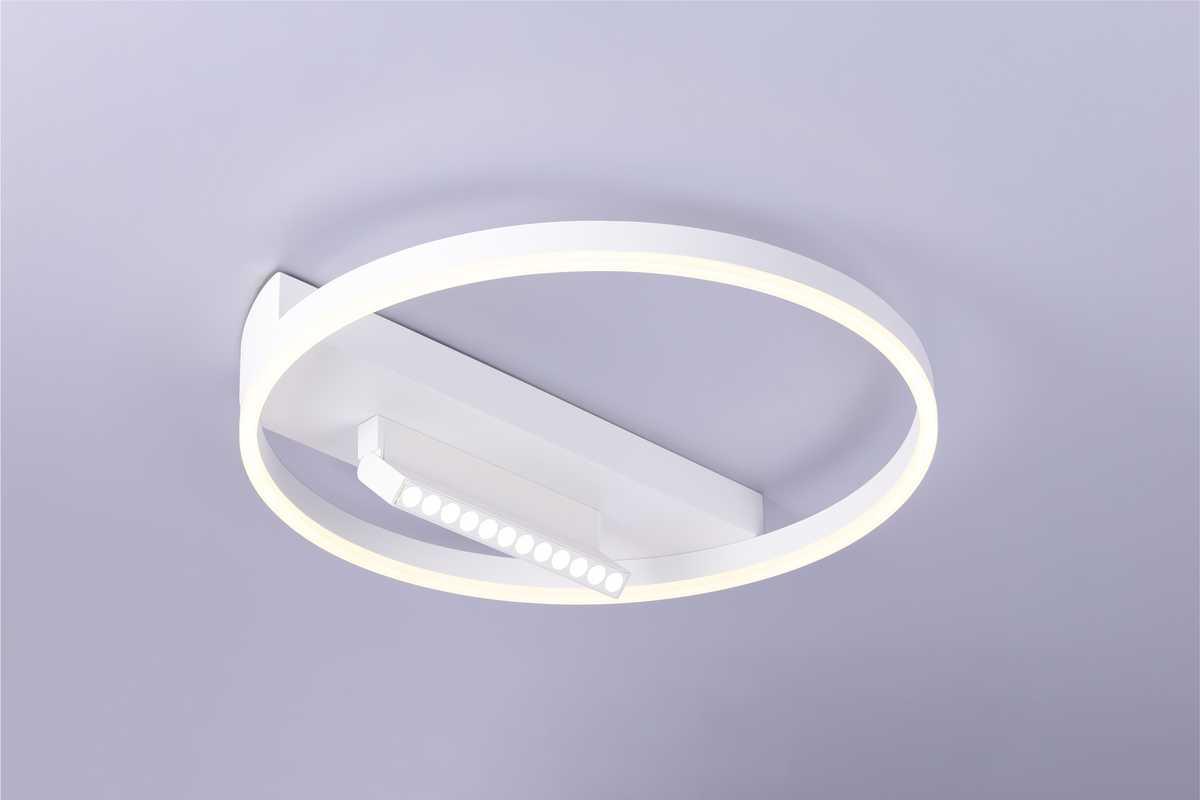 потолочный светодиодный светильник ambrella light comfort linetech fl51457