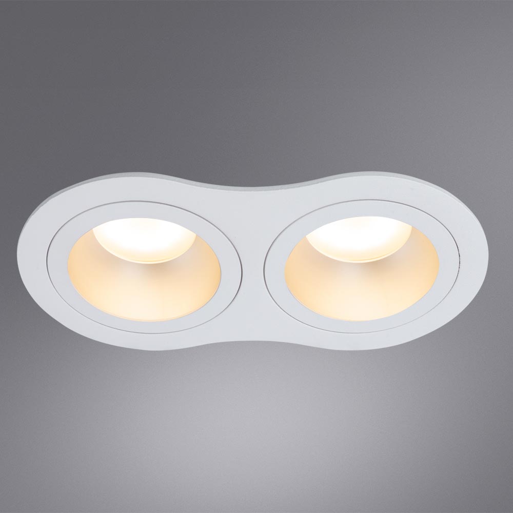 встраиваемый светильник arte lamp alkes a2161pl-2wh