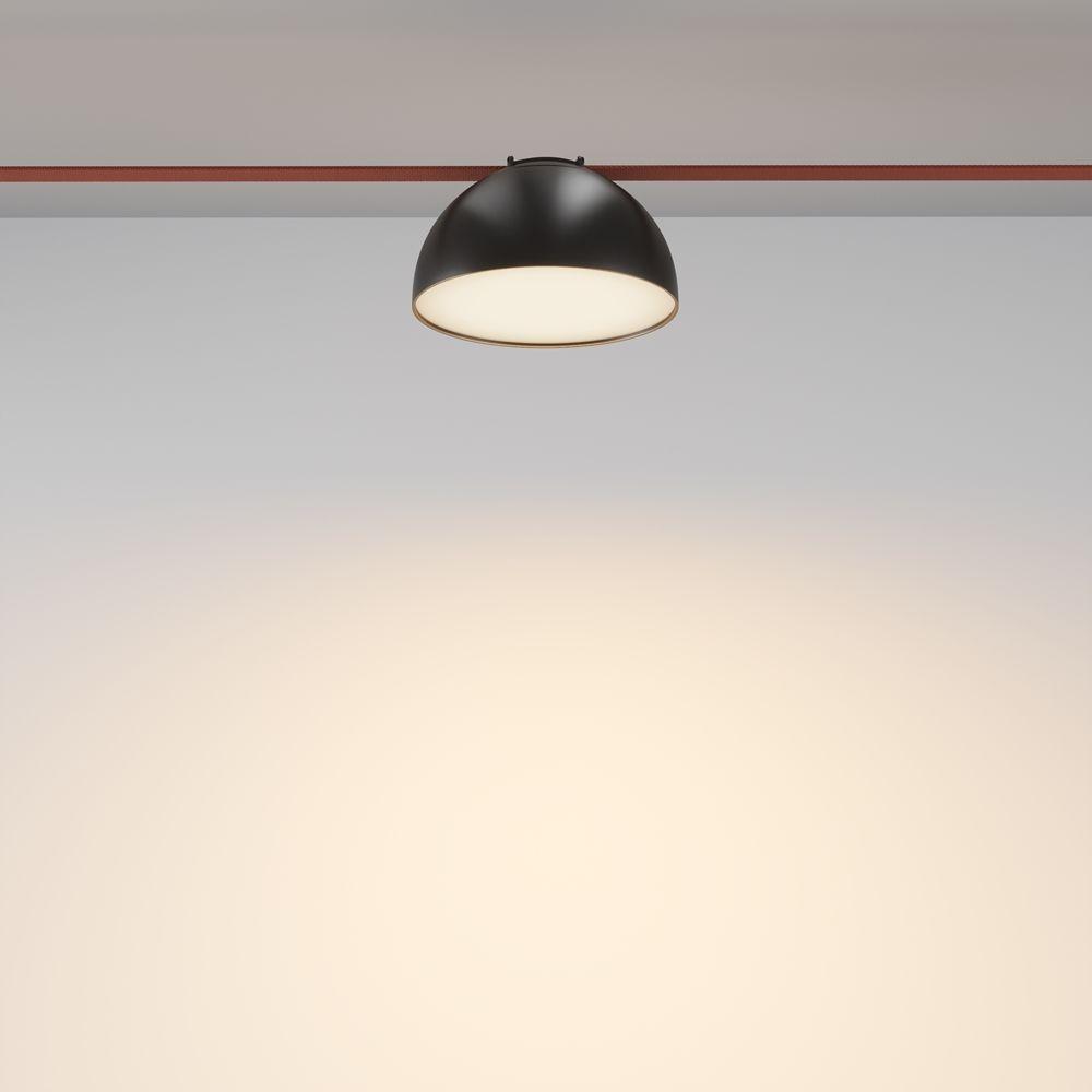 подвесной светодиодный светильник maytoni technical pendant system parity bowl tr126b-20w3k-b