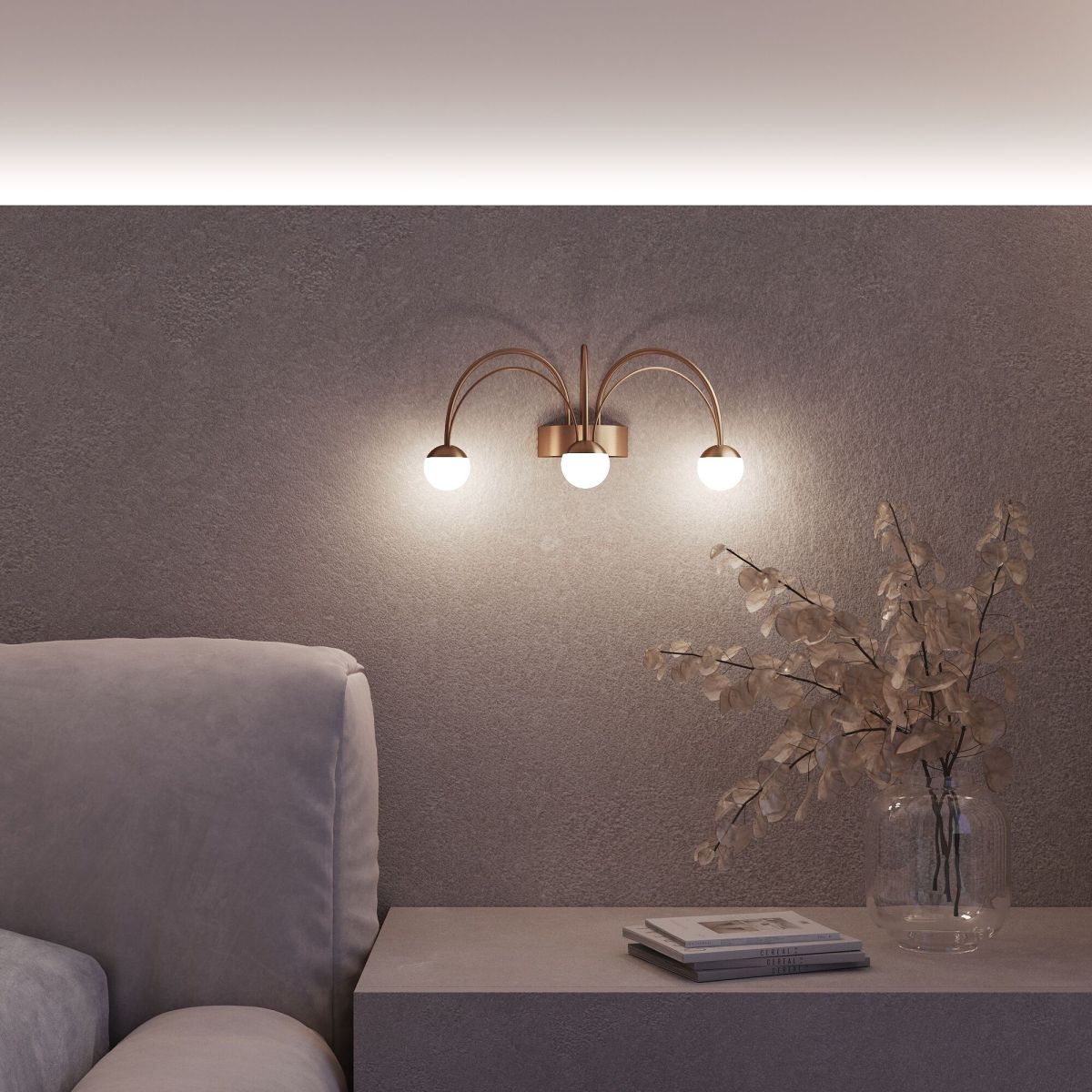 бра eurosvet ragno 90031/3 золото a070287