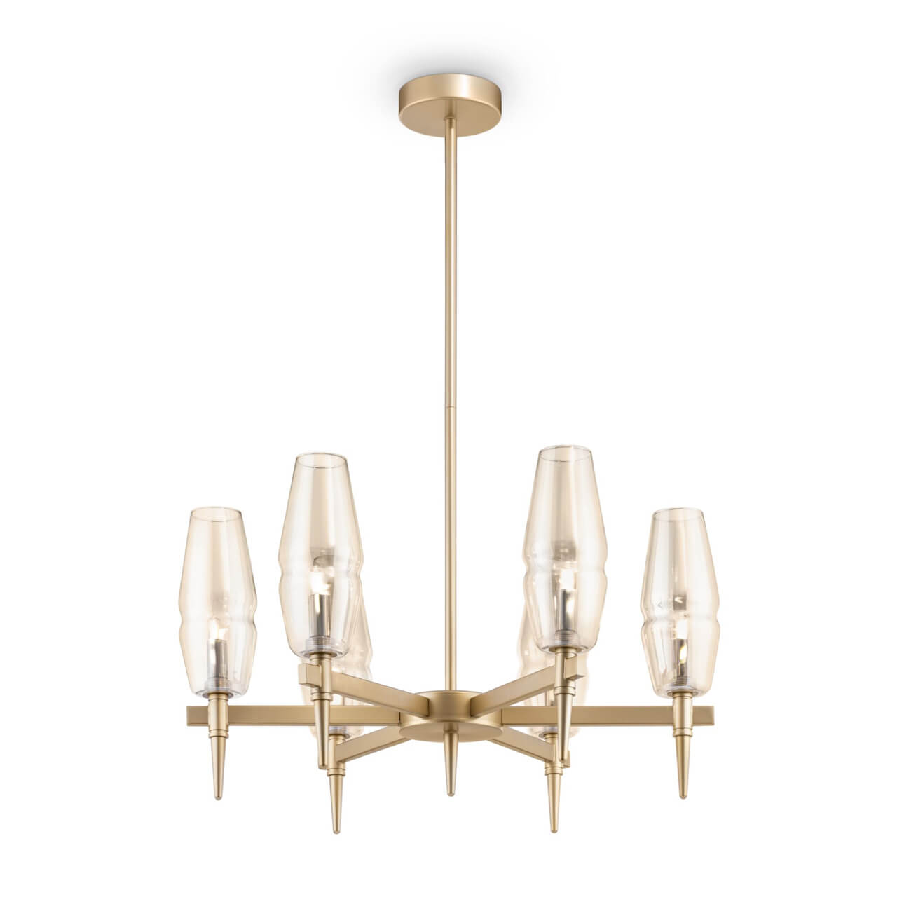 подвесная люстра maytoni lita h002pl-06g