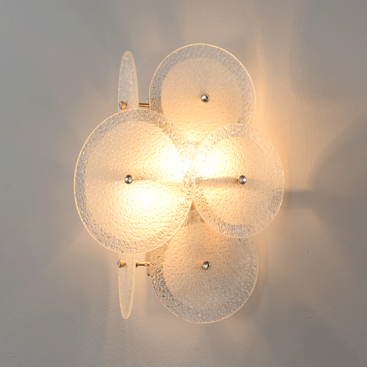 настенный светильник crystal lux dandelion ap2 gold