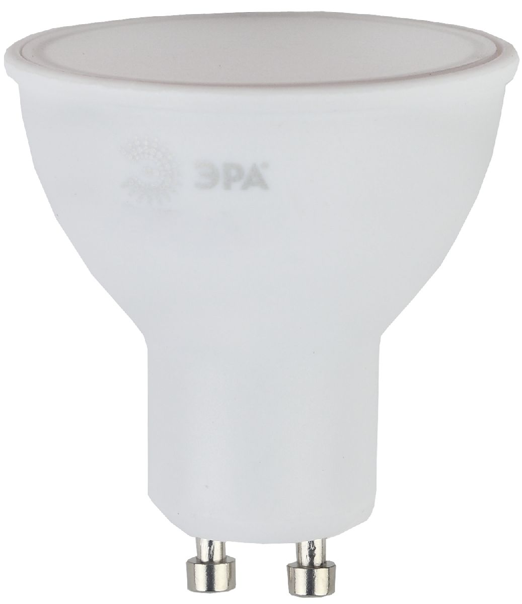 лампа светодиодная эра gu10 6w 2700k led mr16-6w-827-gu10 б0020543