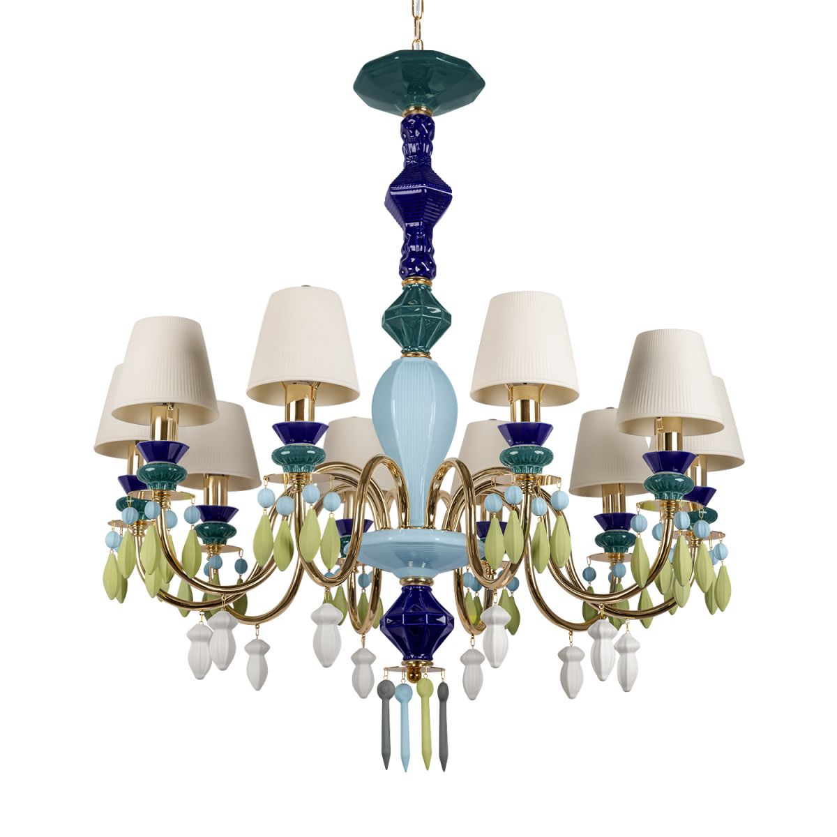 подвесная люстра loft it grace 10203/10 green