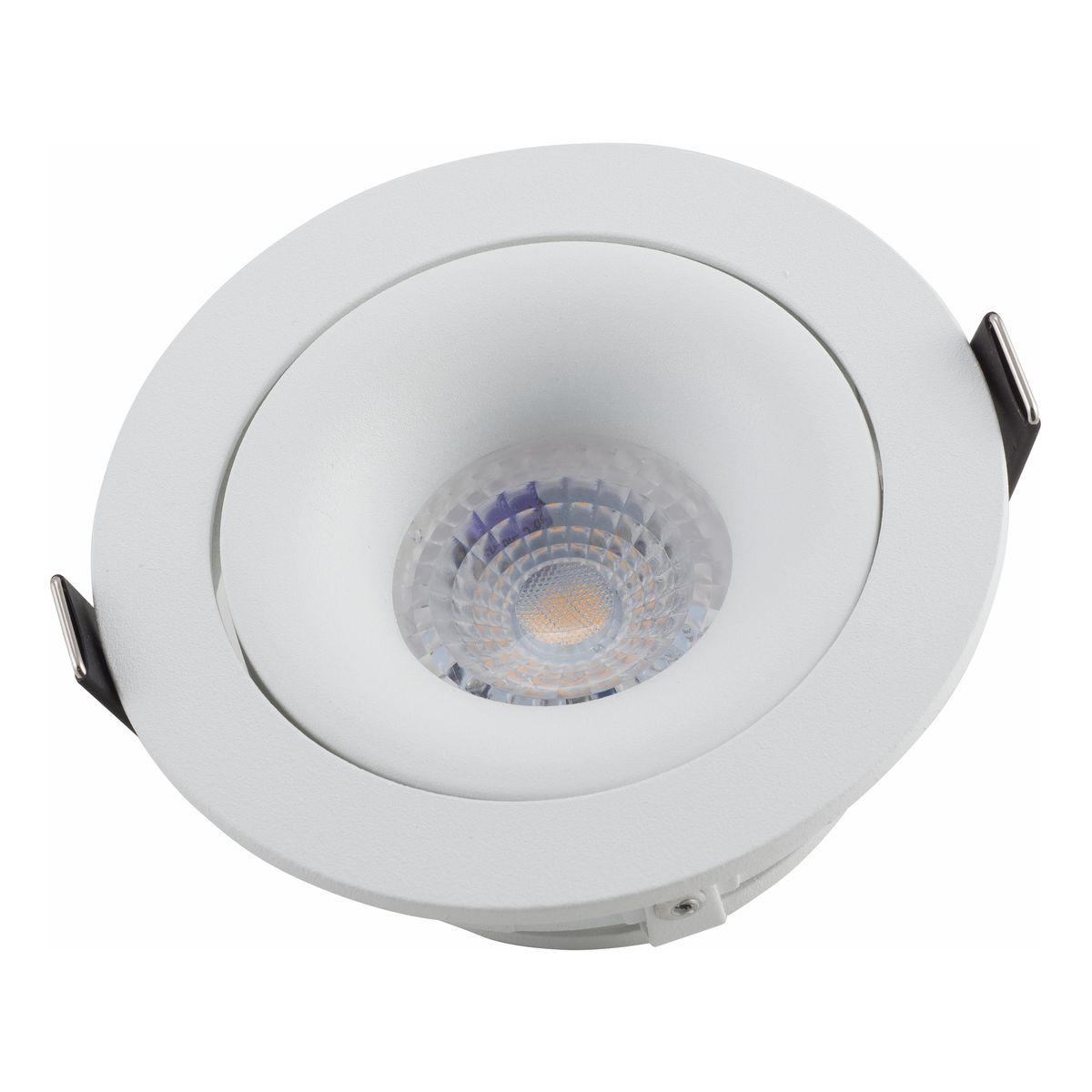 встраиваемый светильник denkirs roto dk2120-wh