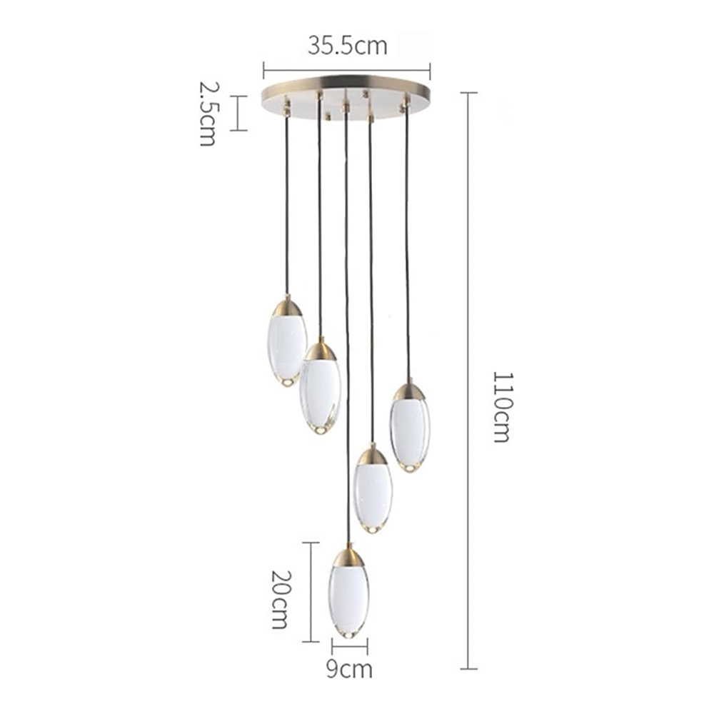 каскадная люстра delight celestial mt8848-5h brass