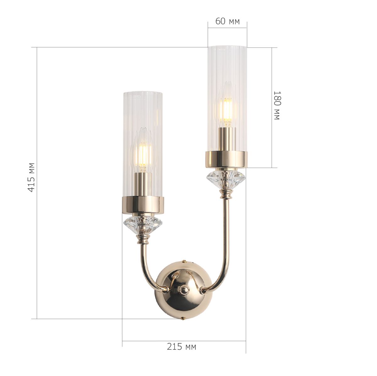 бра st luce элегра sl1402.201.02