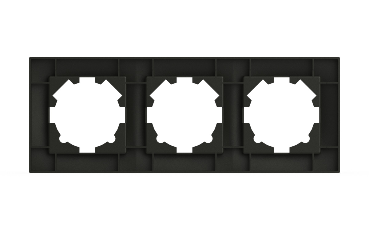 рамка трехместная elbi vega 510-011100-227