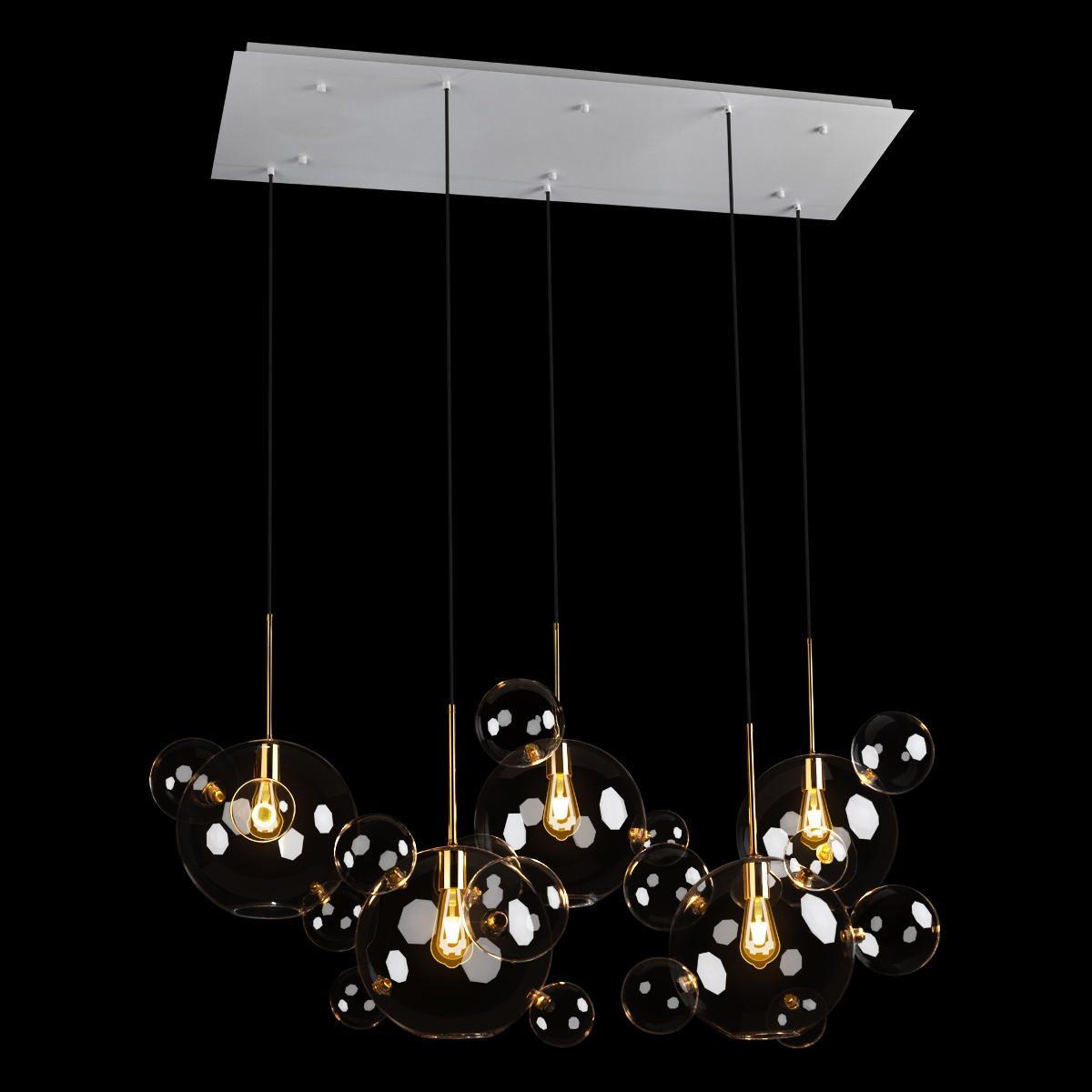 подвесная люстра loft it bolle 2034-s5