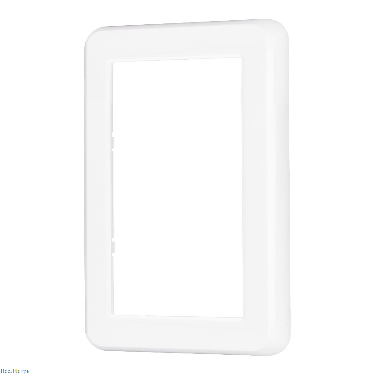 рамка двухместная arlight frm-versa-pl-d-wh 043770