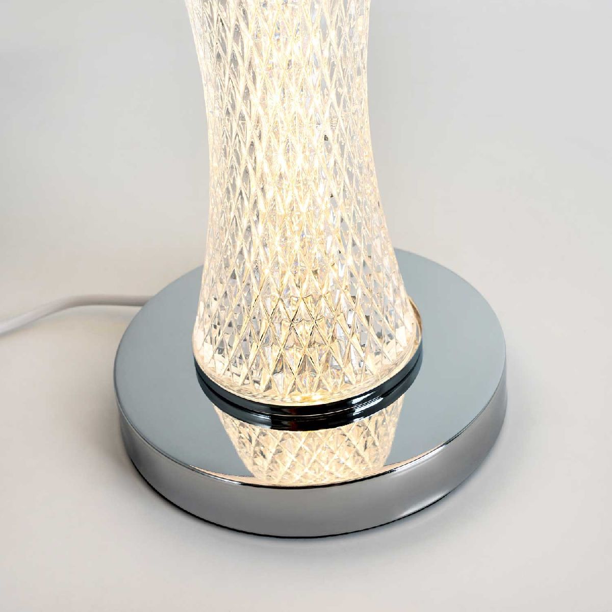 настольная лампа led4u l6161 cr