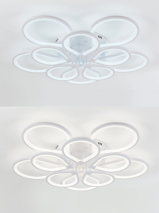потолочная люстра natali kovaltseva singl led lamps 81179
