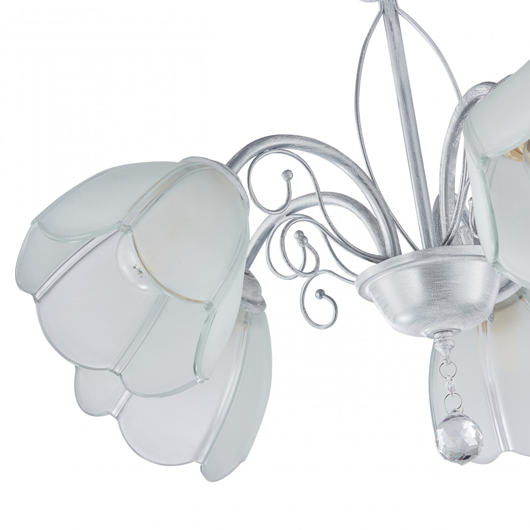 подвесная люстра arte milano amalfi 332656/5 wt+sl
