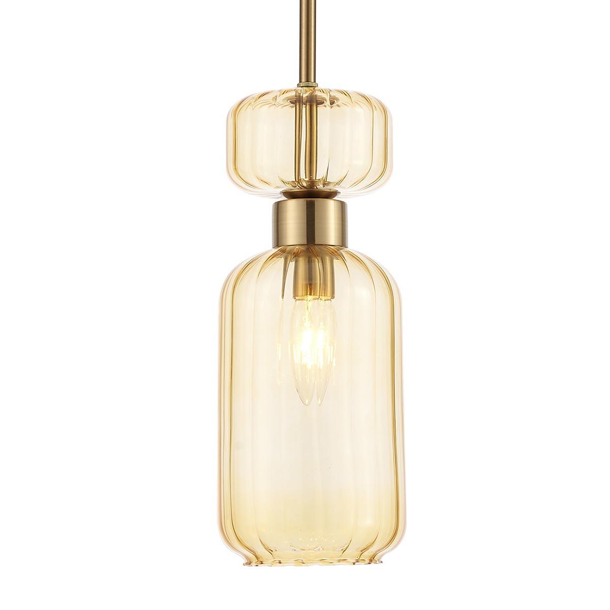 подвесной светильник escada gloss 1141/1s amber