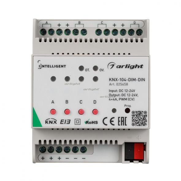 диммер arlight intelligent arlight knx-104-dim-din 025658