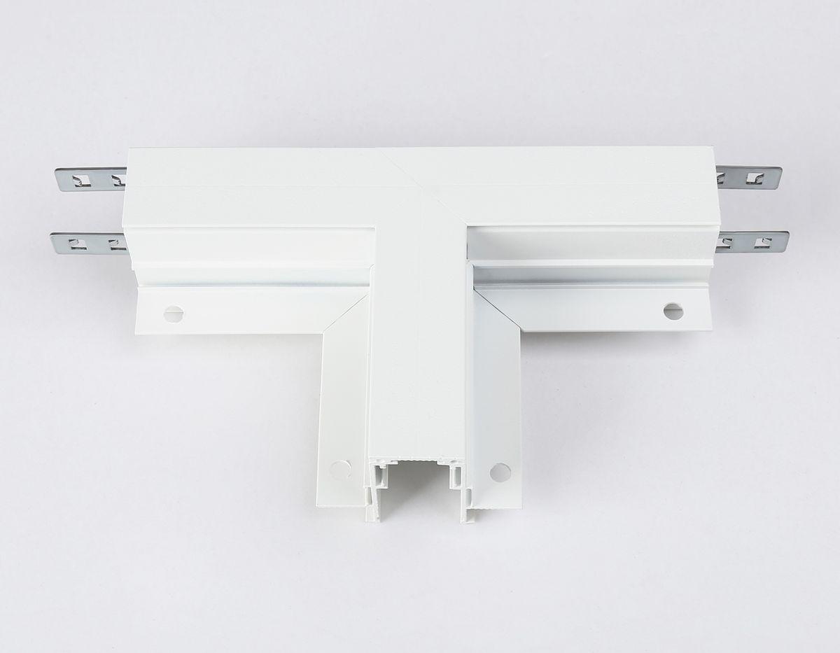 коннектор t-образный для встраиваемого шинопровода ambrella light track system magnetic gl3355