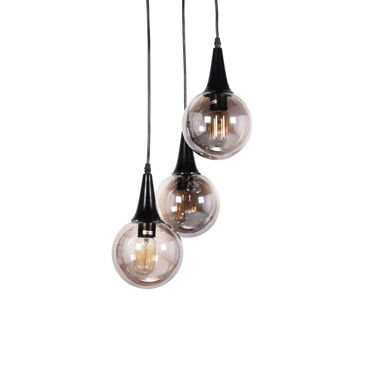 подвесная люстра lumina deco rocherro ldp 11191-3 bk