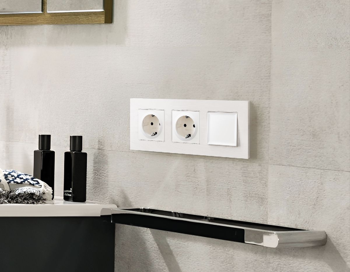 комплект механизма 1-кл перекрестного выключателя ambrella volt alfa ma121030