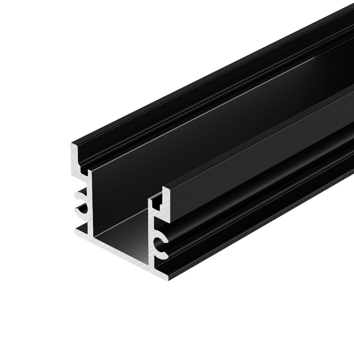 профиль arlight floor18-h15-3000 anod black 045672