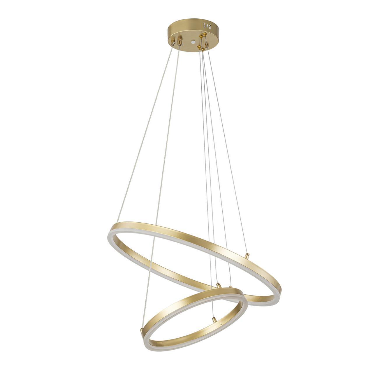 подвесной светодиодный светильник escada void 10254/2led gold app
