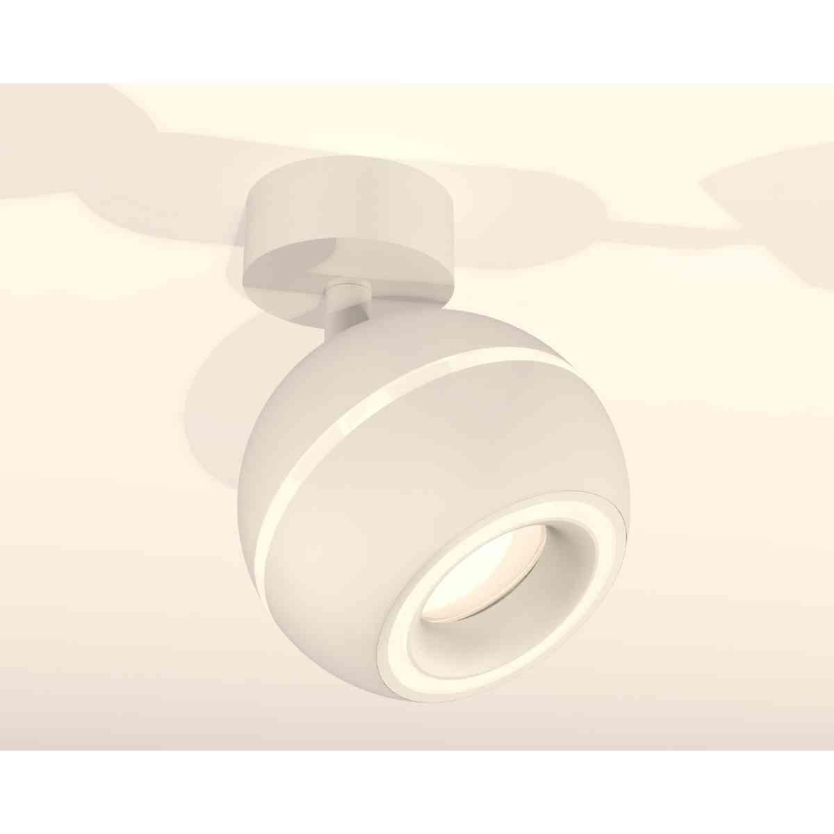 комплект накладного светильника ambrella light techno spot xm1101015 swh белый песок (a2202, c1101, n7110)